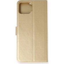 Magicool Oppo A73 Kılıf Trend S Plus Kapaklı Kılıf - Gold