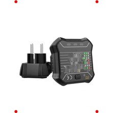 Calperia 250V Priz Test Cihazı - Topraklama & Voltaj Dedektörü