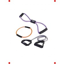 Calperia Direnç Antrenman Lastik Seti - Çok Yönlü