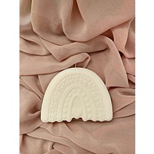 MumKusag Vanilya Kokulu Gökkuşağı Figürlü Büyük Dekoratif Mum