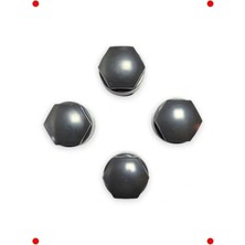 Calperia Koyu Gri Şifreli Bijon Kapağı - 4 Parça