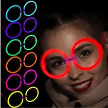 Ttt Glow Stick Yuvarlak Gözlük 12 Adet