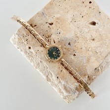 Vesce Atelier Esley Gold Saat Yeşil