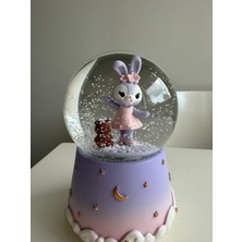 Bumelo Tavşan Büyük Boy Işıklı,müzikli Püskürtmeli Kar Küresi