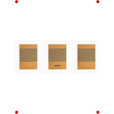 Calperia Kraft Bloknot 17X24 cm Çizgili 50 Yaprak - 3'lü Paket