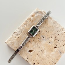 Vesce Atelier Ryen Gümüş Saat Yeşil