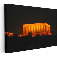 Tablofest Yatay Kanvas Tablo Anıtkabir Dış Mimari Atatürk Tablosu Ev Ofis Duvar Dekoru