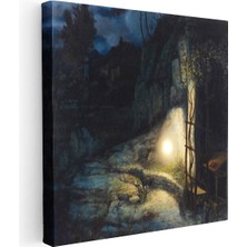 Tablofest Kare Kanvas Tablo Orb Minecraft Tablosu Ev Ofis Salon Duvar Dekoru