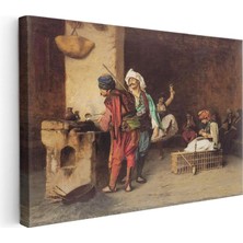 Tablofest Yatay Kanvas Tablo Askeri Mutfak Zeybek Osmanlı Tablosu Ev Ofis Duvar Dekoru