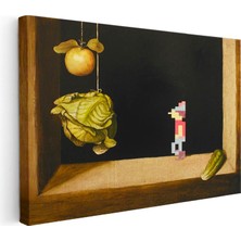 Tablofest Yatay Kanvas Tablo Graham Minecraft Tablosu Ev Ofis Salon Duvar Dekoru