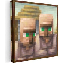 Minecraft - Humble Piksel Kanvas Tablo
