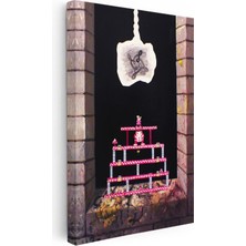 Tablofest Dikey Kanvas Tablo Kong Minecraft Tablosu Ev Ofis Salon Duvar Dekoru