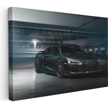 Tablofest Yatay Kanvas Tablo Audi R8 V10 Performance Coupe Audi Tablosu Ev Ofis Duvar Dekoru