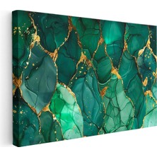 Tablofest Yatay Kanvas Tablo Değerli Taş Dokusu Değerli Taş Dokulu Tablo Ev Ofis Duvar Dekoru