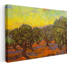 Vincent Van Gogh - Zeytin Ağaçları Kanvas Tablo
