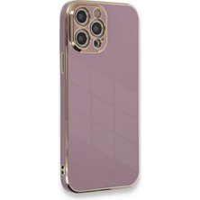 Magicool Iphone 12 Pro Max Kılıf Volet Silikon - Mor