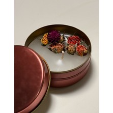 The Little Nature The Lıttle Nature Medına Dekoratif Hediyelik  Gül  Kokulu Kutu Mum, Doğal El Yapımı Dekoratif