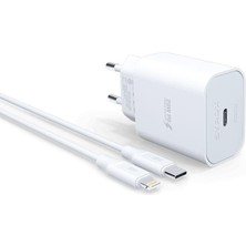 Syrox PD20L Type-C Giriş Başlık + Lightning Kablo 20W Pd Quick Şarj Set