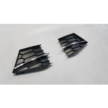 MAP Autoteile 2 x Skoda Superb 3V 15-20 Tampon Izgarası Nikelajlı Sol-Sağ Takım