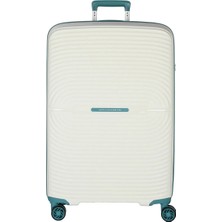 United Colors Of Benetton Unıted Colors Of Benetton Unısex Ithal Ultra Hafif ve Lüx Polipropilen Logo Detaylı Kırılmaz Valiz