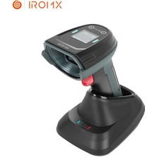 Iromx WL10102BS Tft Screen 1d/2d Kablosuz Barkod Okuyucu