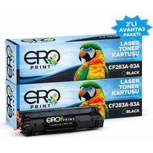 Ero Print HP 83A | HP LaserJet Pro MFP M127fn Muadil Toner - 2'li Avantaj Paket