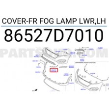 TŞT Hyundai Tucson Ön Sis Lambası Bandı Sol 2014- (Oem No:  86527D7010)