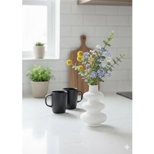 Üç Boğumlu Modern Tasarım Taş Tozu Vazo - Ofis ve Ev Dekorasyonu