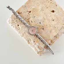 Vesce Atelier Esley Gümüş Saat Pembe