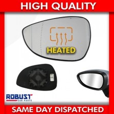 TŞT Ford Fiesta Dış Ayna Camı Genış Sol 2009-  (Oem No:  8A6117K741DD)