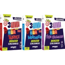 Ankara Yayıncılık 8. Sınıf 3 Adımda Matematik - Türkçe - Fen Bilimleri Benzer Soru Bankası Seti