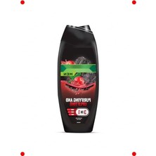 Calperia 3'ü 1 Arada Kömürlü Erkek Duş Jeli 500 ml