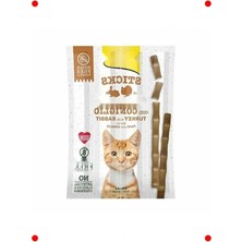 Calperia Hindili Tavşanlı Tahılsız Kedi Ödül Çubukları, 20 gr