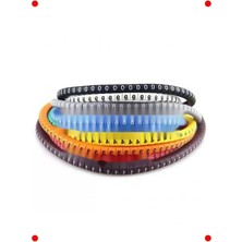 Calperia Kablo Işaretleyici Numara Seti, Renkli 1.5mm