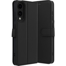 Magicool Samsung Galaxy S25 Edge Trend S Plus Kapaklı Kılıf - Siyah