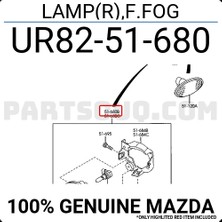 Tyc Mazda Bt 50 Ön Sis Lambası Sağ 2007  (Oem No:  UR82-51-680)