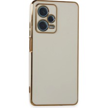 Magicool Xiaomi Redmi Note 12 Pro Plus Kılıf Volet Silikon - Beyaz
