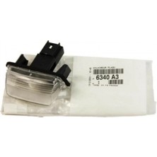 Tyc Peugeot 206 C3 C4 Berlingo Plaka Lambası 2003- (Oem No:  6340A3)