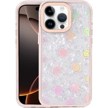 Magicool Apple Iphone 15 Pro Max Lumi Desenli Kapak - Pembe