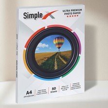 SİMPLEX 20X30 cm (A4) Parlak Fotoğraf Kağıdı 270 gr - 50 Adet