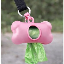 Kemik Tasarımlı Tasma & Kemer Uyumlu Köpek Kaka Torbası Kutusu