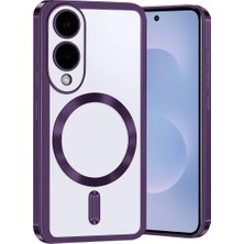 Magicool Samsung Galaxy S25 Edge Kross Magneticsafe Kapak - Mor