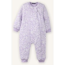 DeFacto %100 Pamuk 1,6 Tog Elyaf Desenli Tulum Kız Bebek G7775A526SP