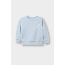 DeFacto Oversize Baskılı Sweatshirt Erkek Bebek D7905A526SP