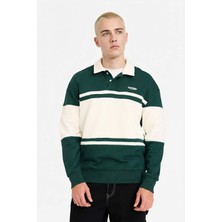 DeFacto Pamuklu Boxy Fit Polo Yaka Sweatshirt F8657AX26SP