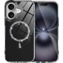 Budi Newface Apple iPhone 17 Live Diamond Magsafe Kapak - Siyah