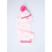 Barbie Çok Renkli Kız Çocuk Bere-Boyunluk Tk BRB5WG-SET6602