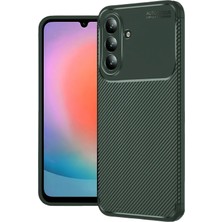 Budi Newface Samsung Galaxy A57 5g Auto Focus Karbon Kapak - Koyu Yeşil