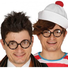 Go İthalat Siyah Çerçeveli Numarasız Camlı Öğrenci Şaka Gözlüğü 1 Adet (5440)