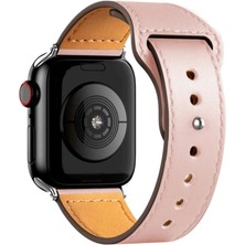 Magicool Apple Watch 42MM KR415 Luaz Deri Kordon - Pembe